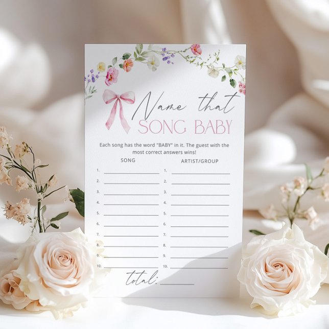 Benennen Sie das Baby-Duschgame von Song Baby Wild (Von Creator hochgeladen)