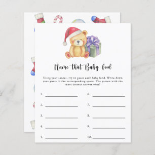 Benennen Sie das Baby Food Dusche Spiel