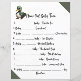 Benennen Sie das Baby Tune Baby Shooting Game