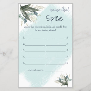 Benennen Sie den Flyer der Spice Brautparty Game C
