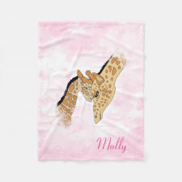 Benennen Sie die anpassbare Giraffendecke Fleecedecke