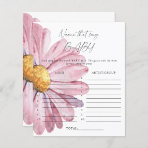 Benennen Sie dieses Lied Baby Dusche Spiel - mies