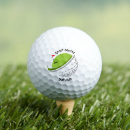 Benennen Sie Ihre eigenen Logo-Markengolfbälle. Golfball