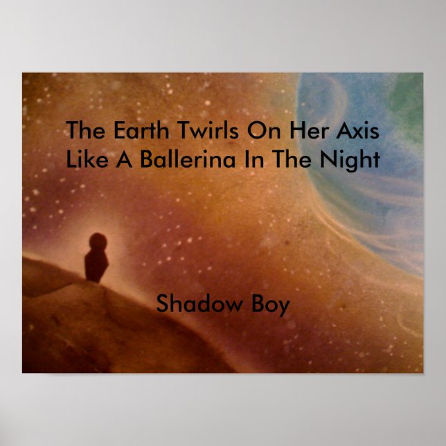 Benennen Sie Ihren Print Shadow Boy Poster (Vorne)