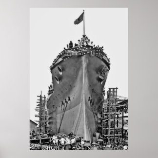 Benennung der BB-39: USS Arizona Poster
