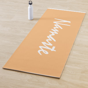 Benennung der Orange-Muster-Fitness Yogamatte