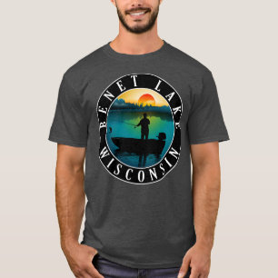 Benet Lake Wisconsin Angeln T-Shirt