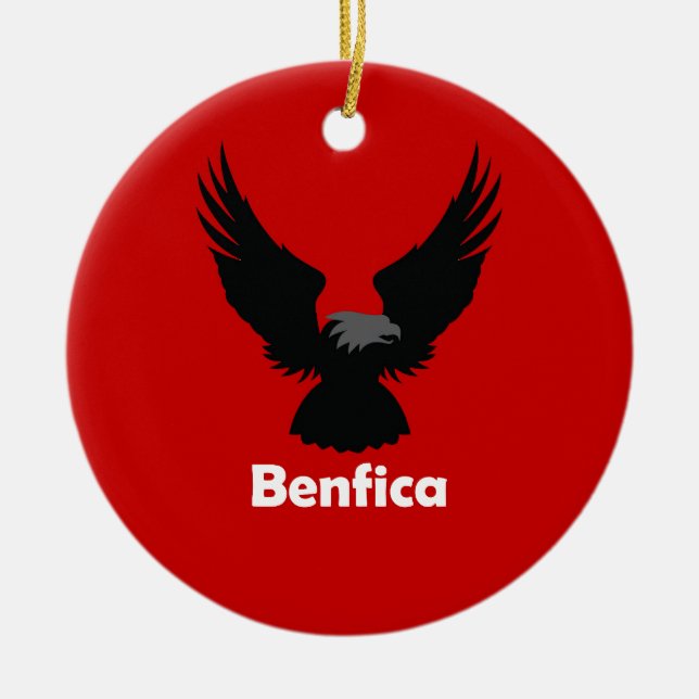 Benfica Keramik Ornament (Vorne)