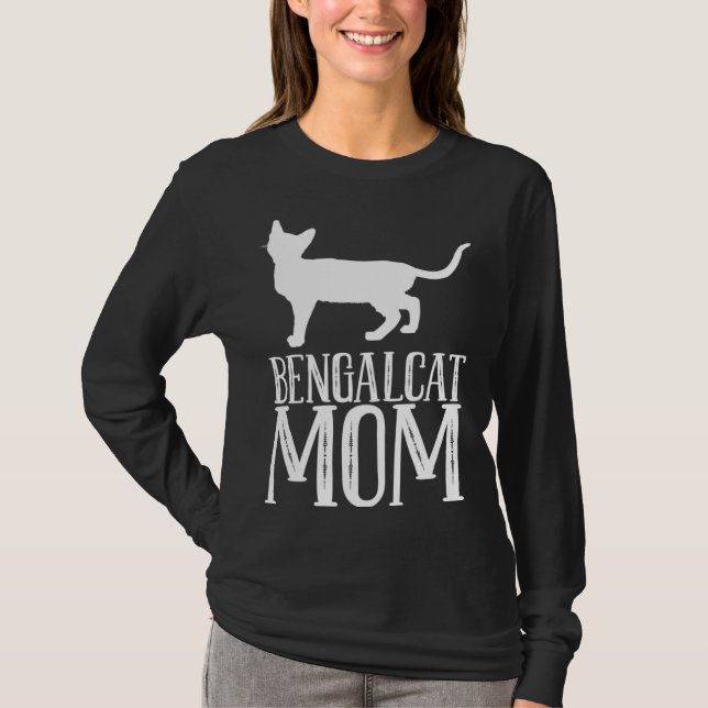 Bengal  Bengal cat  Bengal mom  2 T-Shirt (Vorderseite)