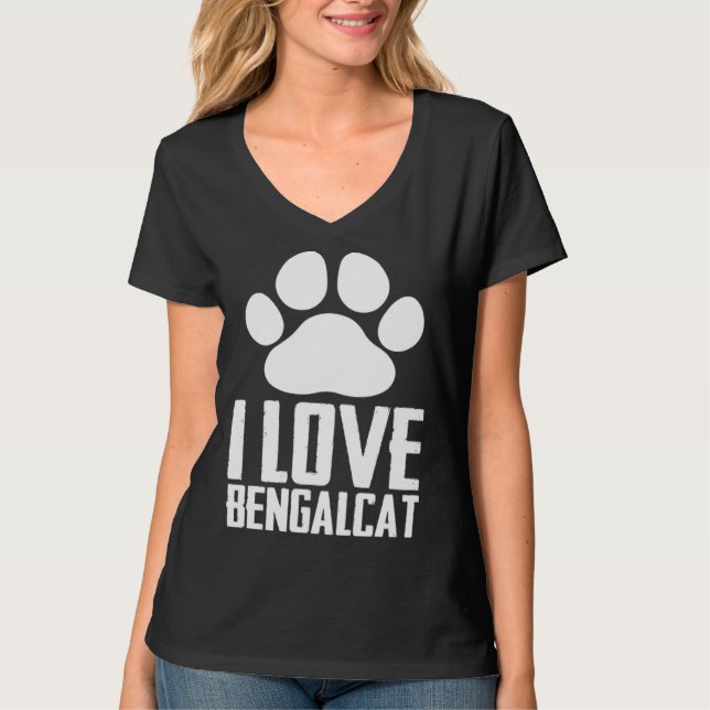Bengal  Bengal cat  Bengal mom  6 T-Shirt (Vorderseite)