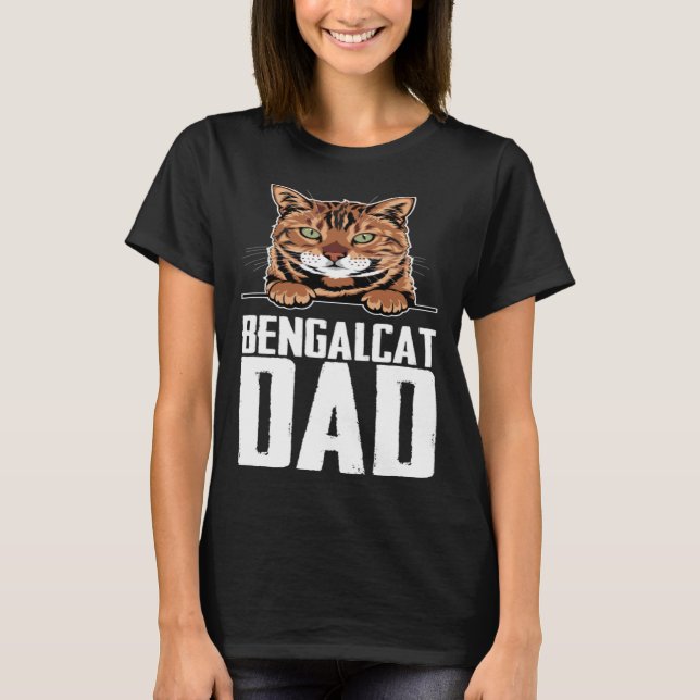 Bengal  Bengalkatzen  Bengal-Mutter  3 T-Shirt (Vorderseite)
