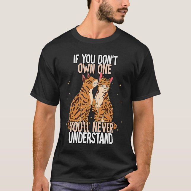 Bengal-Katze  13 T-Shirt (Vorderseite)