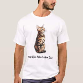 Bengal-Katze Erstellen Sie Ihren eigenen benutzerd T-Shirt