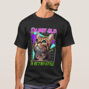 Bengal-Katze ICH BIN NICHT ALT ICH BIN VINTAGE Lus T-Shirt