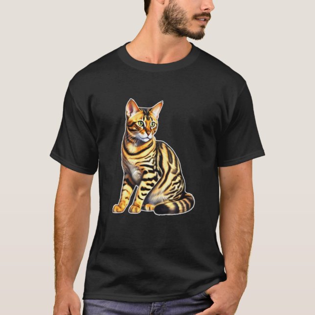 Bengal-Katze T-Shirt (Vorderseite)