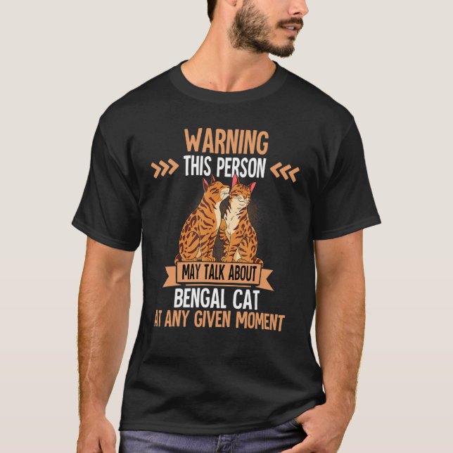 Bengal-Katze T-Shirt (Vorderseite)