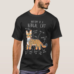 Bengal-Katzenanatomie  Süße Bengal-Mutterkatze Vat T-Shirt