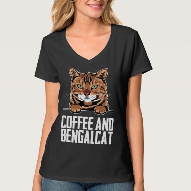 Bengal kitten  Bengal mom  Bengal dad  13 T-Shirt (Vorderseite)