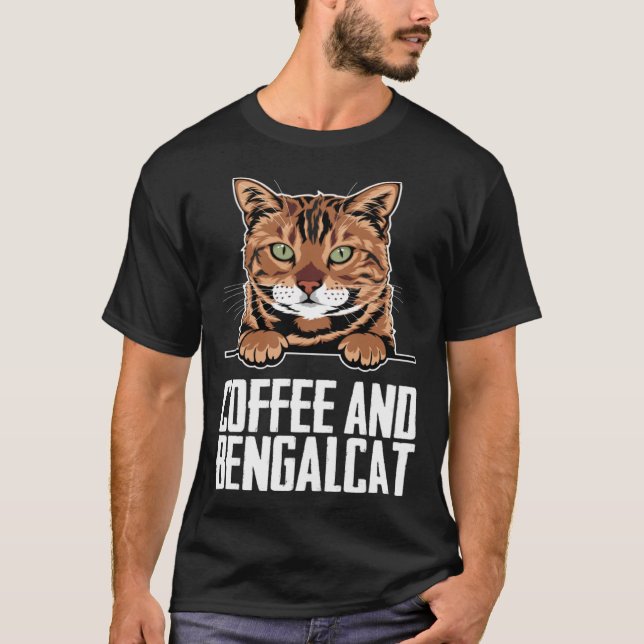 Bengal kitten  Bengal mom  Bengal dad  13 T-Shirt (Vorderseite)