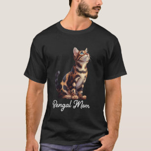 BENGAL MAMA BENGAL KATZE MOM Ct MUTTER Bengal Katz T-Shirt