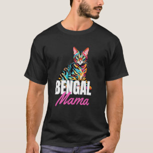Bengal Mama Farbige Süße Katzenbesitzerin Frauen H T-Shirt