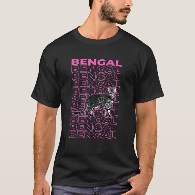 Bengal-Pastell-Ästhetik T-Shirt (Vorderseite)
