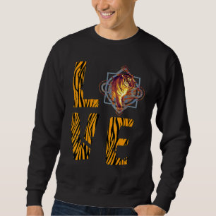 Bengal Tiger Liebhaber Liebe Afrikanische Safari T Sweatshirt