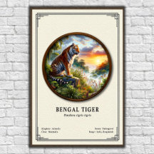 Bengal Tiger Zoologie-Serie