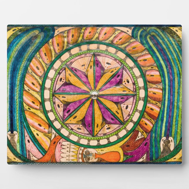 Bengali-Feuerwerk | Adolf Wolfli | Fotoplatte (Vorderseite)