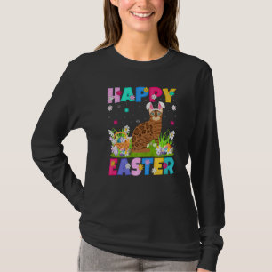 Bengalisch Cat Happy Osterfest Bengalischer Katze  T-Shirt