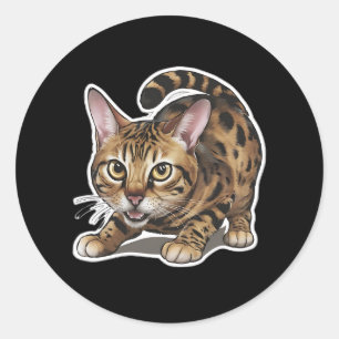 Bengalisch Runder Aufkleber