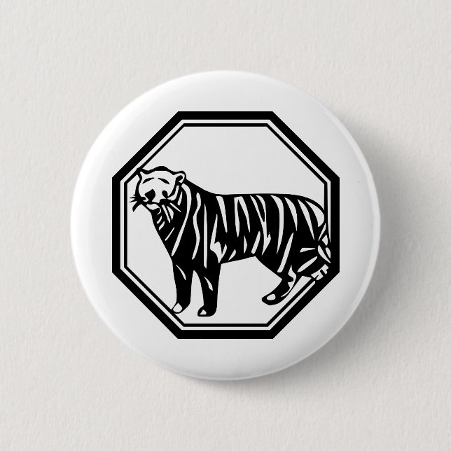 Bengalisch Tiger Button (Vorderseite)
