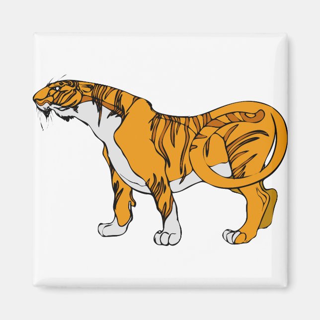 Bengalisch Tiger Magnet (Vorne)