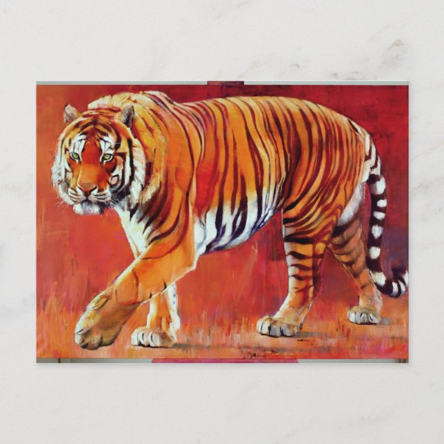 Bengalisch Tiger Postkarte (Vorderseite)