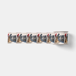 Bengalisch Tiger Santa Claus Ripsband