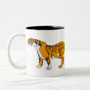 Bengalisch Tiger Zweifarbige Tasse
