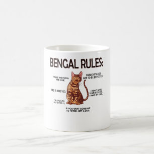 Bengalische Cat Lover Geschenke Katzenbesitzer Ben Kaffeetasse