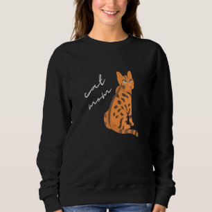 Bengalische Cat-Mama für Katze Sweatshirt
