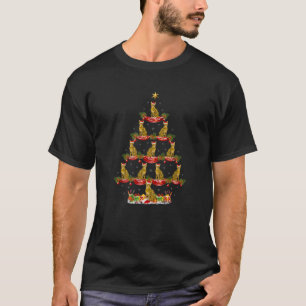Bengalische Cat Xmas Tree Lighting Bengalisch Cat  T-Shirt