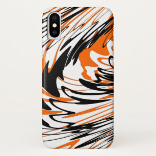 Bengalische Farbtöne in orangefarbenen und schwarz Case-Mate iPhone Hülle
