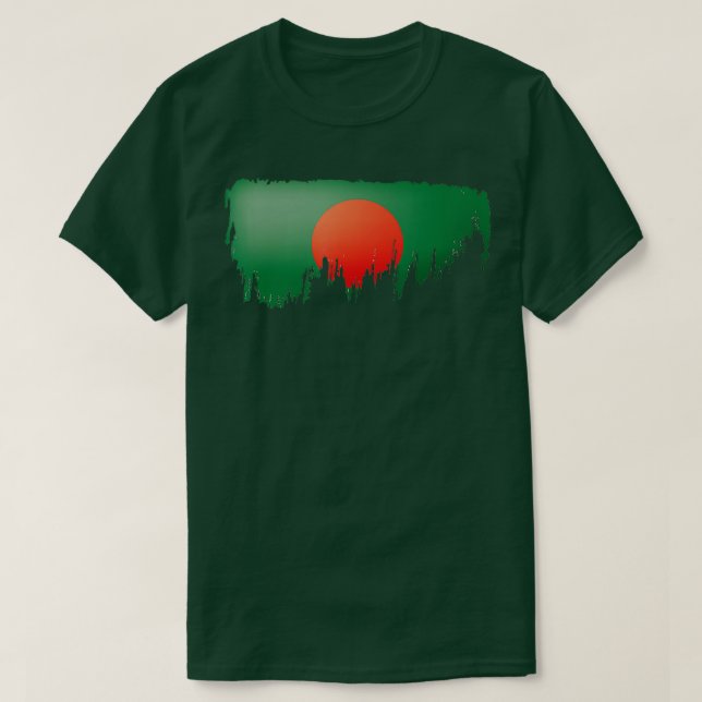 Bengalische Flagge - Unabhängigkeitstage T-Shirt (Design vorne)