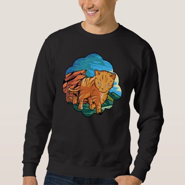 Bengalische Katze 1 Sweatshirt (Vorderseite)