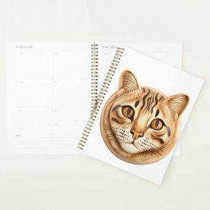 Bengalische Katze 3D Inspiriert Planer