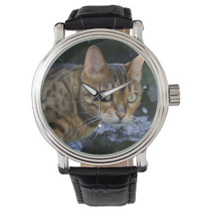 Bengalische Katze Armbanduhr