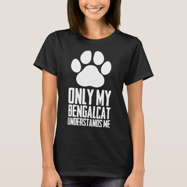 Bengalische Katze Bengalisch Bengalisches Kätzchen T-Shirt (Vorderseite)