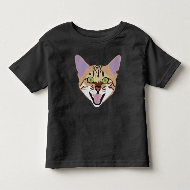 Bengalische Katze Kleinkind T-shirt (Vorderseite)
