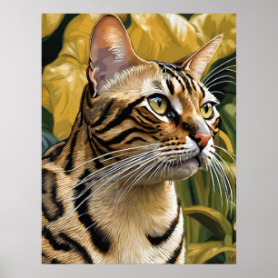 Bengalische Katze - Kunstdrucke Poster