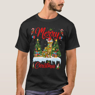 Bengalische Katze Lover Xmas Lighting Santa Bengal T-Shirt