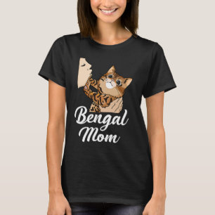 Bengalische Katze Mama Niedlich Bengalmutter T-Shirt