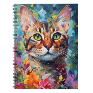 Bengalische Katze Notizblock